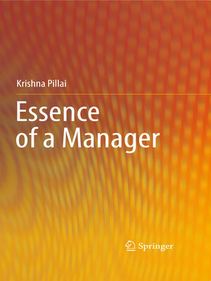 cover image of Essence of a Manager